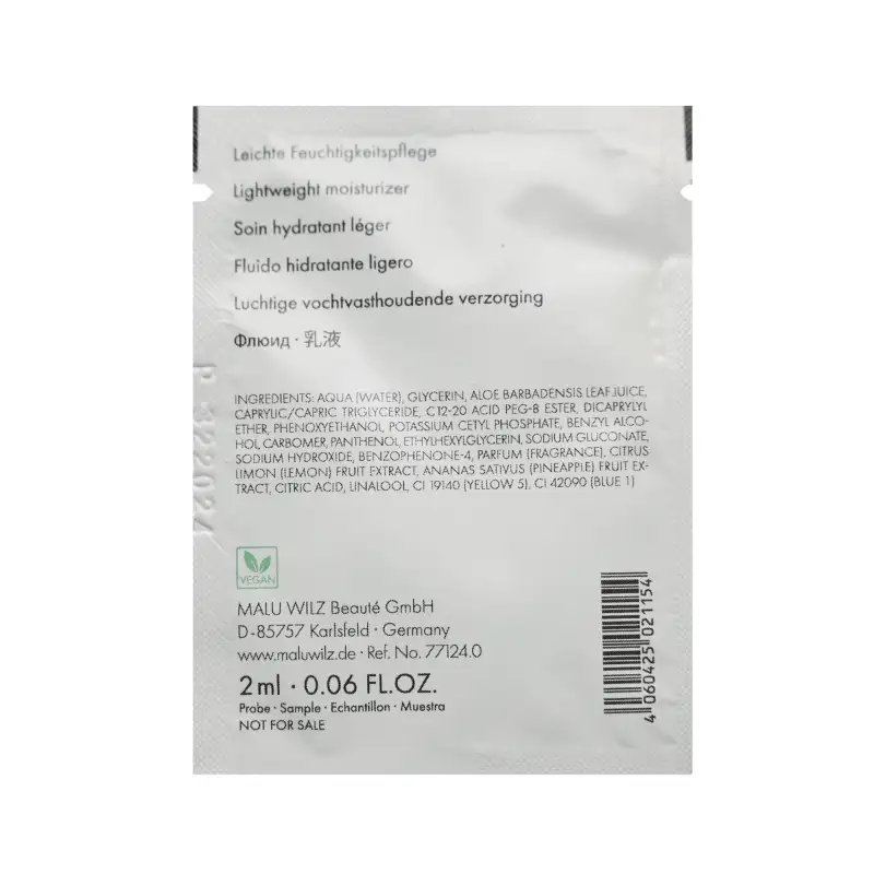 ALOE VERA FLUID SACHET 2ML | SAMPLE ALOE VERA FLUID