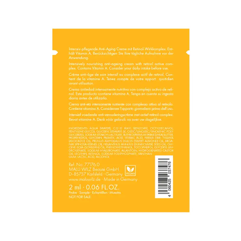 RETINOL INTENSIVE CREAM SACHET 2ML | SAMPLE RETINOL INTENSIVE CREAM 2 ML