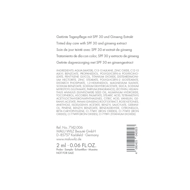BB CREAM SPF 30 #06 SACHET 2ML | 06 - Light Nude